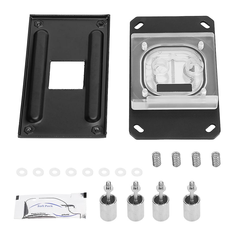 Cpu Water Cooling Block Waterblock Liquid Cooler With 3mm Copper Baseplate For Am2 Am3