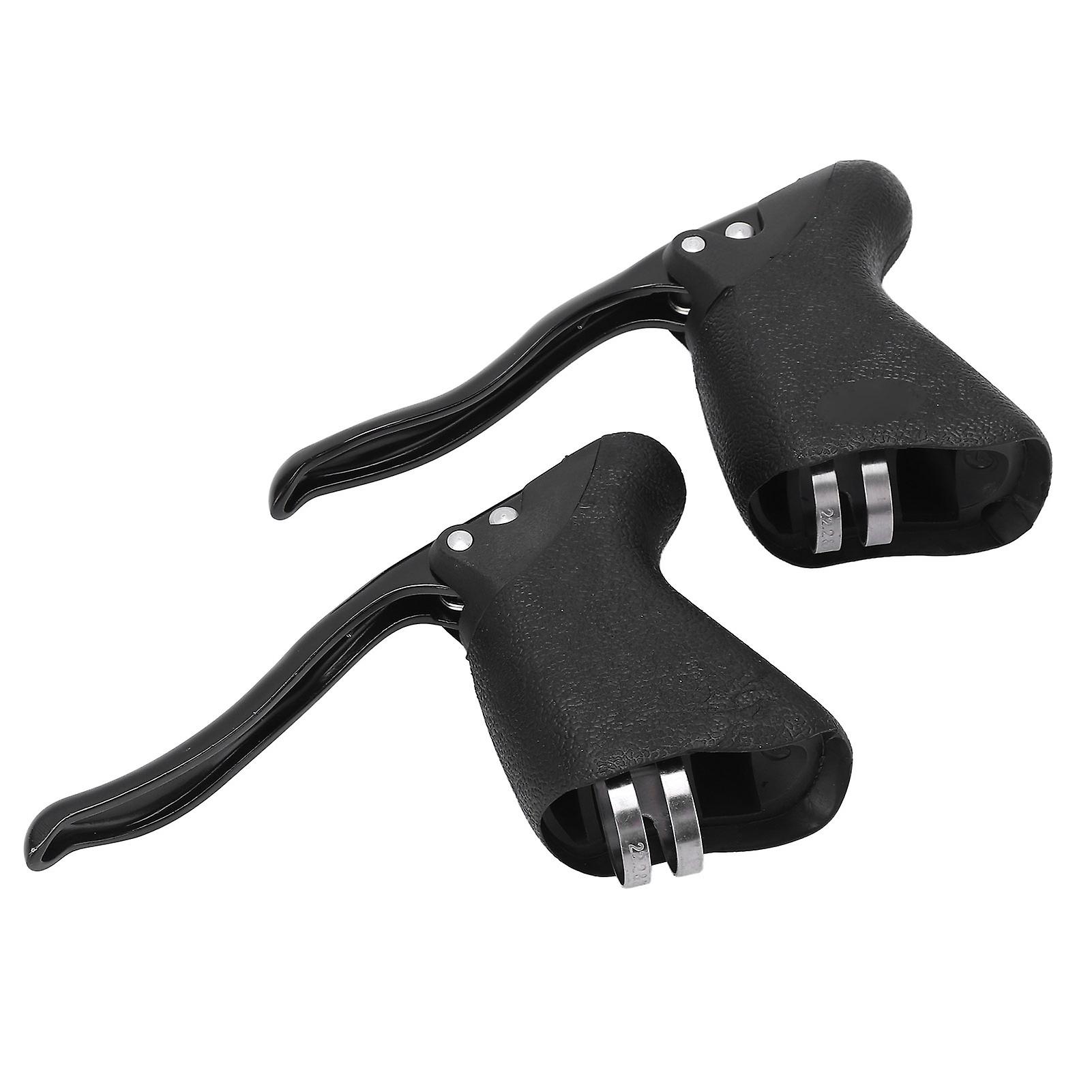 Bike Brake Levers Bicycle Brake Handle Aluminum Alloy For Mountain Road Bike Outdoor Ridingblack