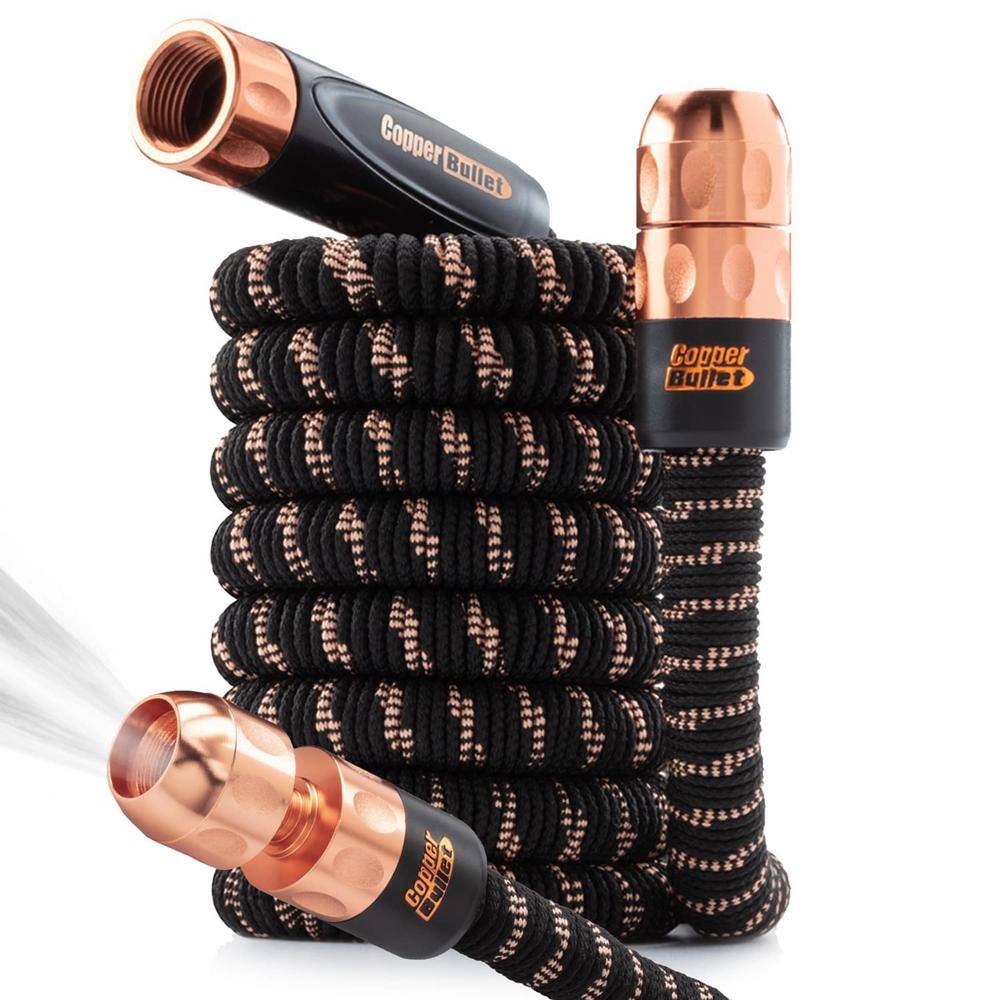 Pocket Hose Copper Bullet 34 in. Dia x 25 ft. Expandable 650 psi Lightweight Lead-Free Kink-Free Hose 16261