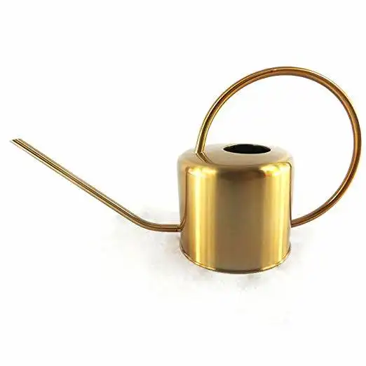 Shiny Gold Plated Metal Watering Cane Bulk Purchase Decorative Small Size Water Cane At Reasonable Price