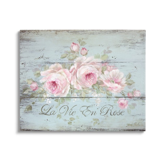 Stupell Industries La Vie En Rose Canvas Wall Art