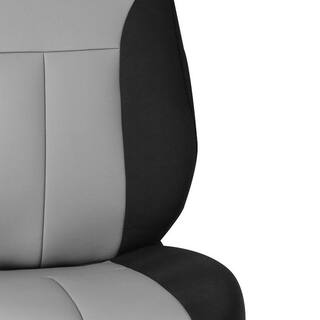 FH Group Neoprene Ultraflex 47 in. x 23 in. x 1 in. Seat Covers DMFB091102GRAY