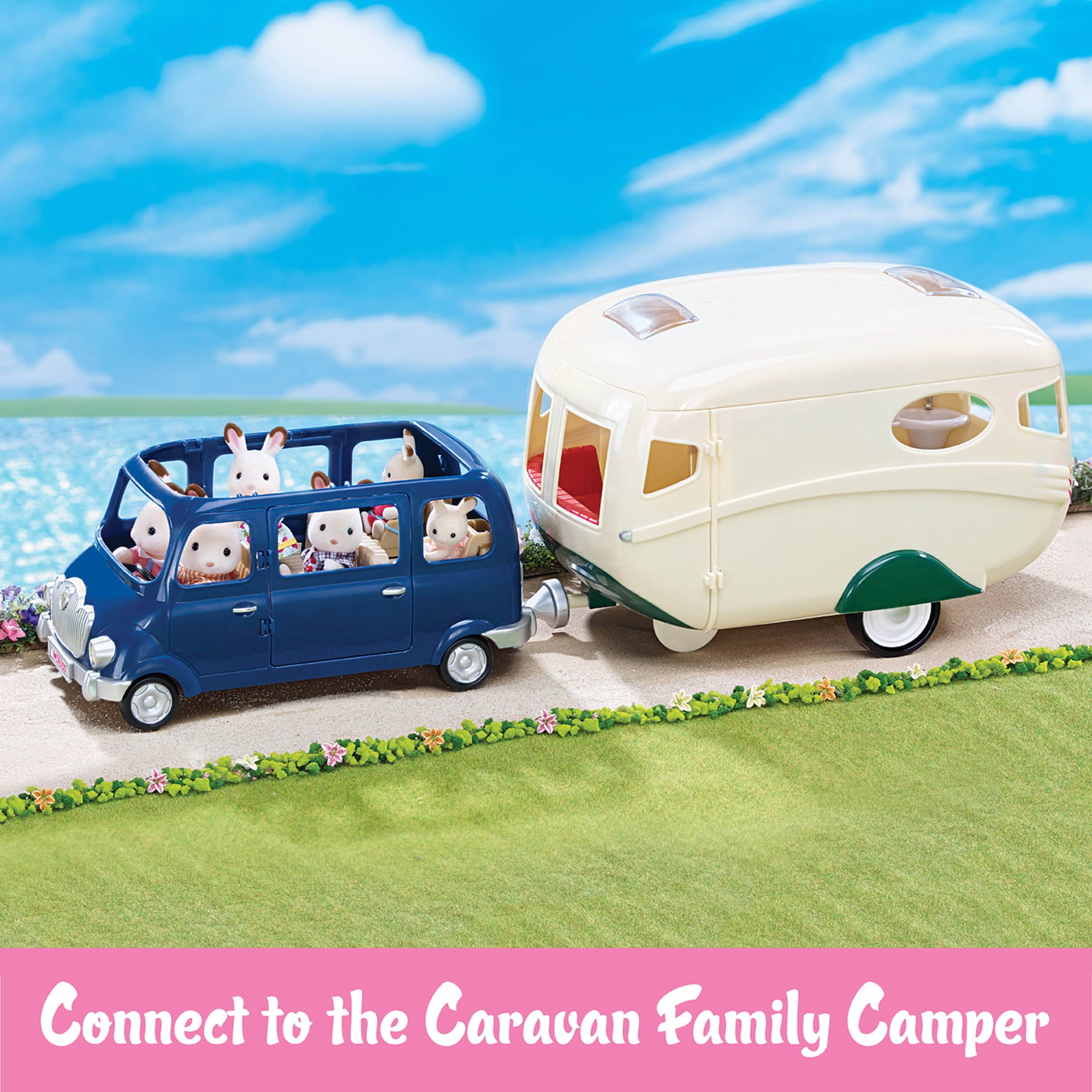 Calico Critters Family Seven Seater Toy Vehicle for Dolls