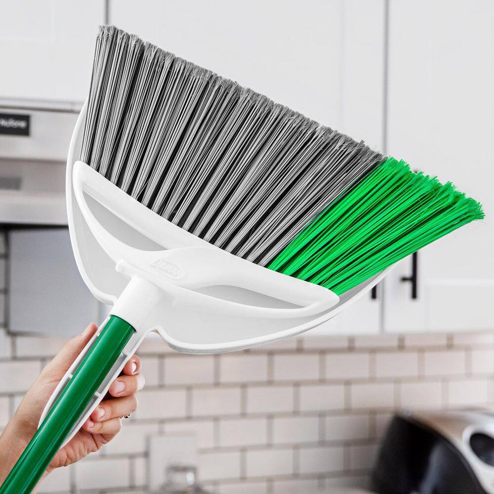 Libman Extra-Large Precision Angle Broom and Dustpan Set 212