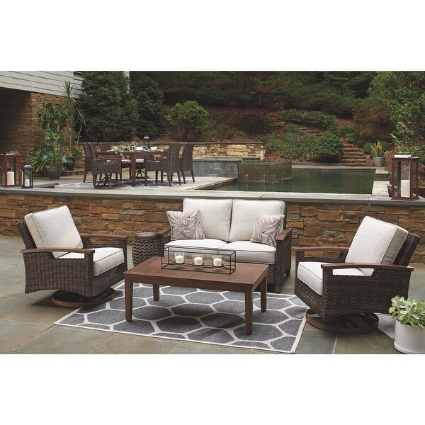 Paradise Trail Outdoor Loveseat with Cushion