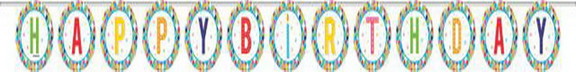 Creative Converting 340223 Bright Birthday Ribbon ...