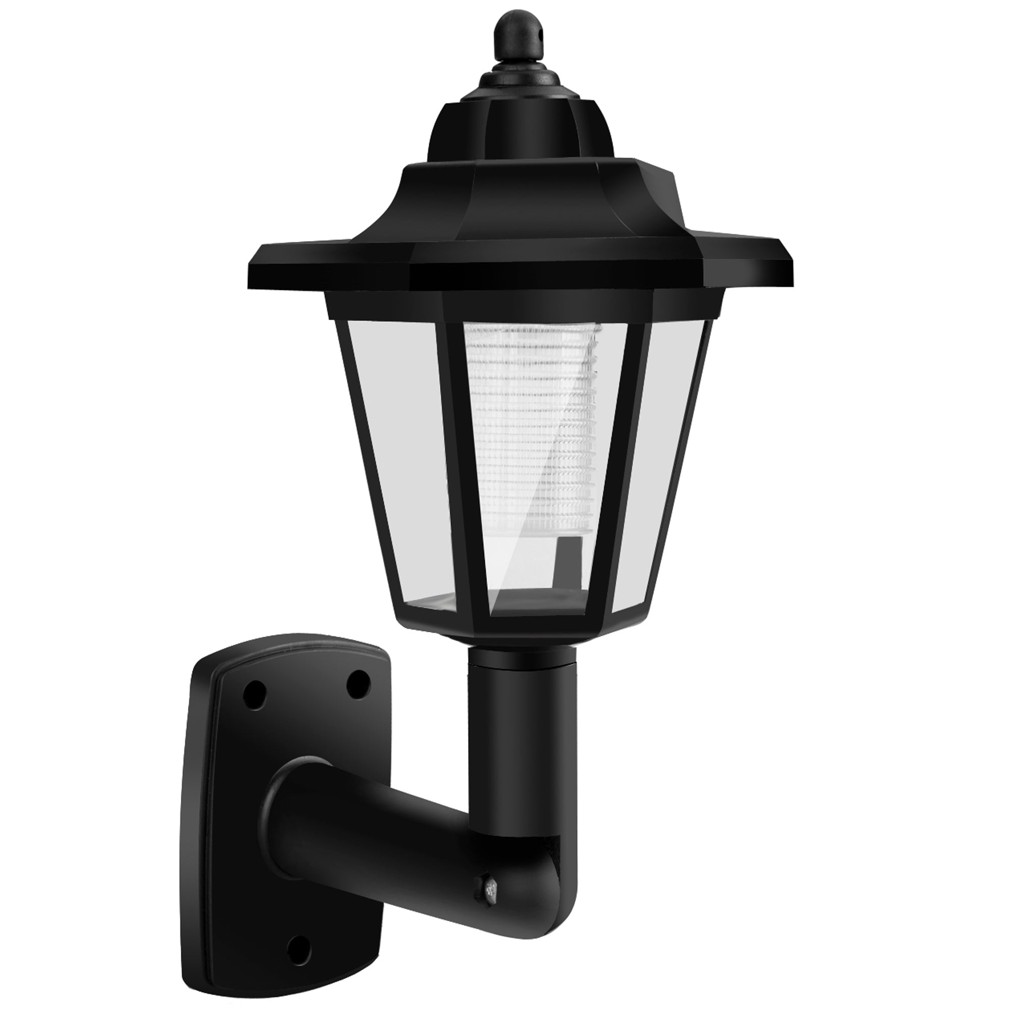 Sunisery Solar Powered Led Outdoor Garden Fence Wall Lantern Light Lamp