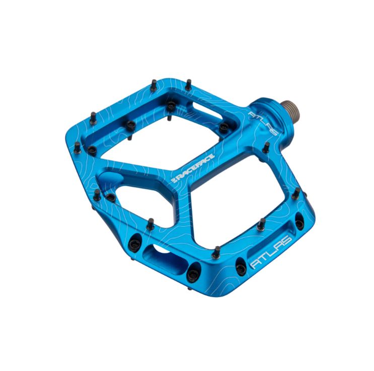 Race Face Atlas Flat Pedals - Blue - 2022