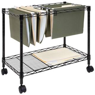 mount-it! Rolling File Cart with Folder Rack MI-7858