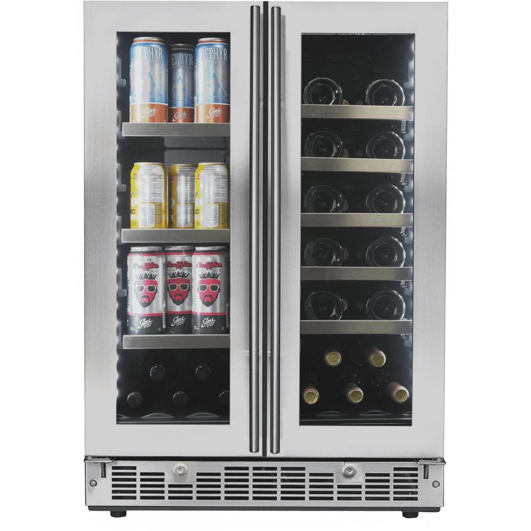 Silhouette 4.7 cu.ft. Lorraine Freestanding Combination Beverage Center SPRBC047D1SS