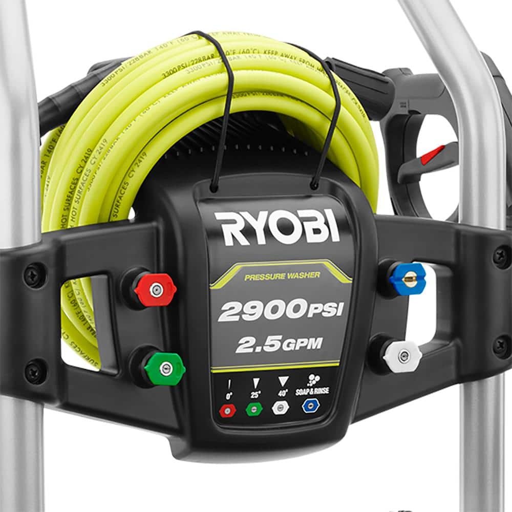 RYOBI 2900 PSI 2.5 GPM Cold Water Gas Pressure Washer with 212cc Engine RY802925