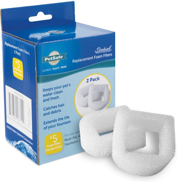 PetSafe Drinkwell Foam Replacement Filters， 2 count