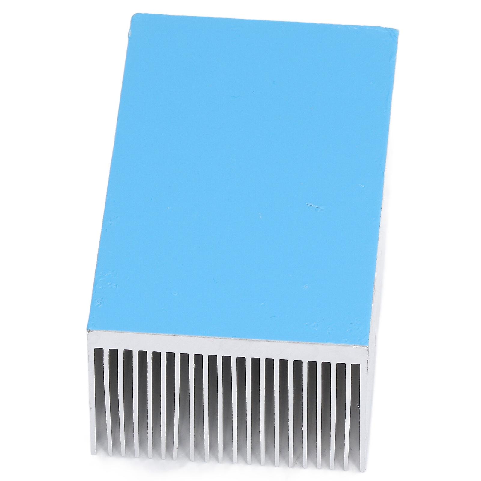 2pcs Aluminum Electronic Radiators Fast Heat Dissipation Anti Oxidation Practicable Extruded Heat Sink For Replacementwith Adhesive