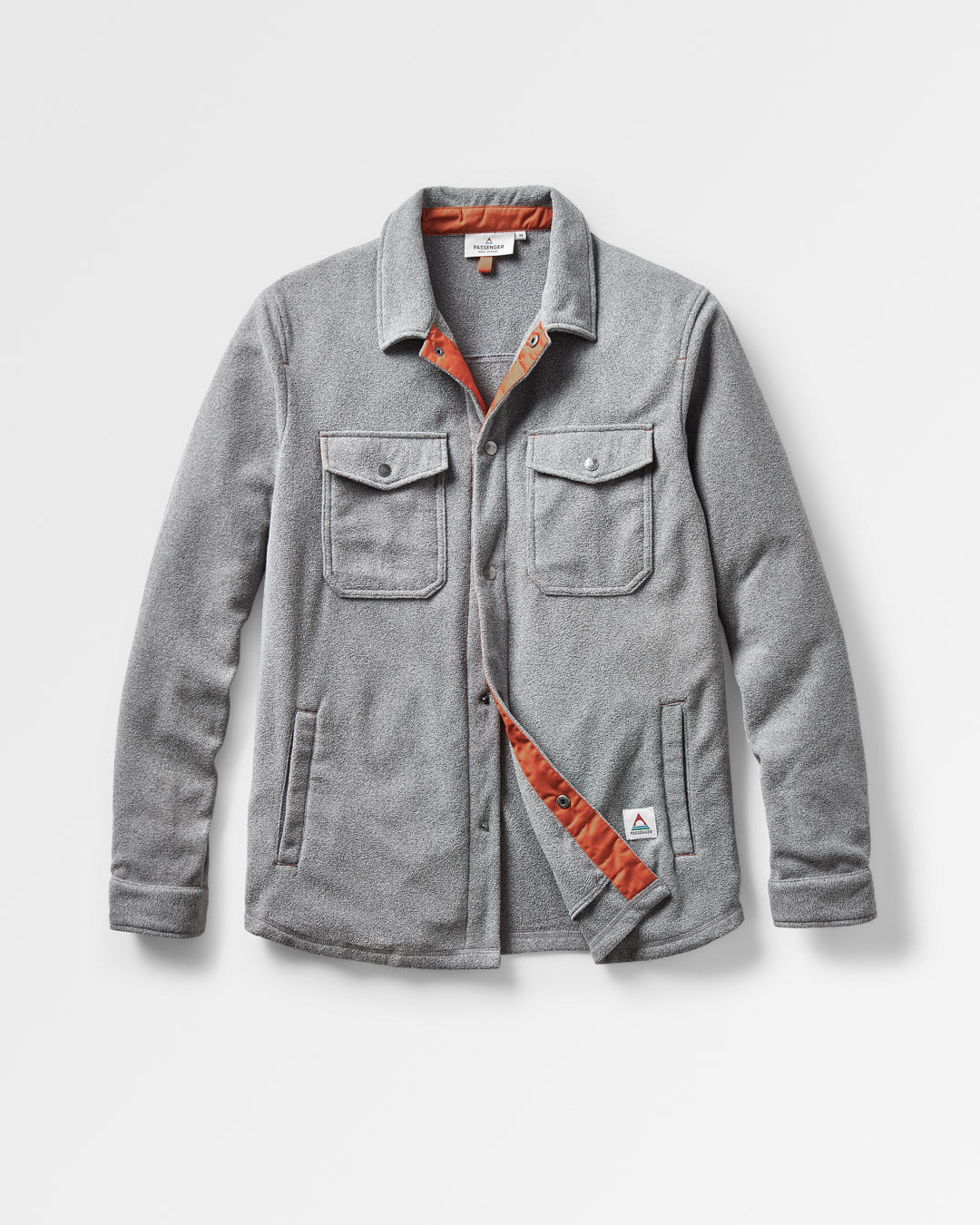 Maple Polar Fleece Shirt - Grey Marl