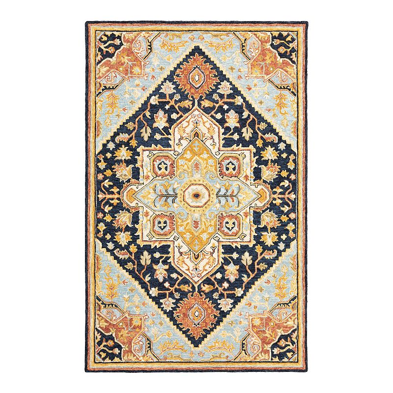 StyleHaven Andover Bohemian Medallion Handmade Wool Area Rug