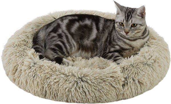 Best Friends by Sheri Calming Bolster Cat and Dog Bed