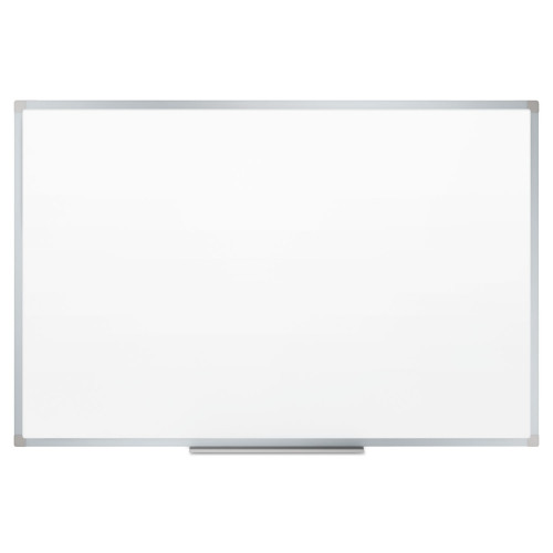 Mead Dry-Erase Board， Melamine Surface， 36 x 24， Silver Aluminum Frame (85356)