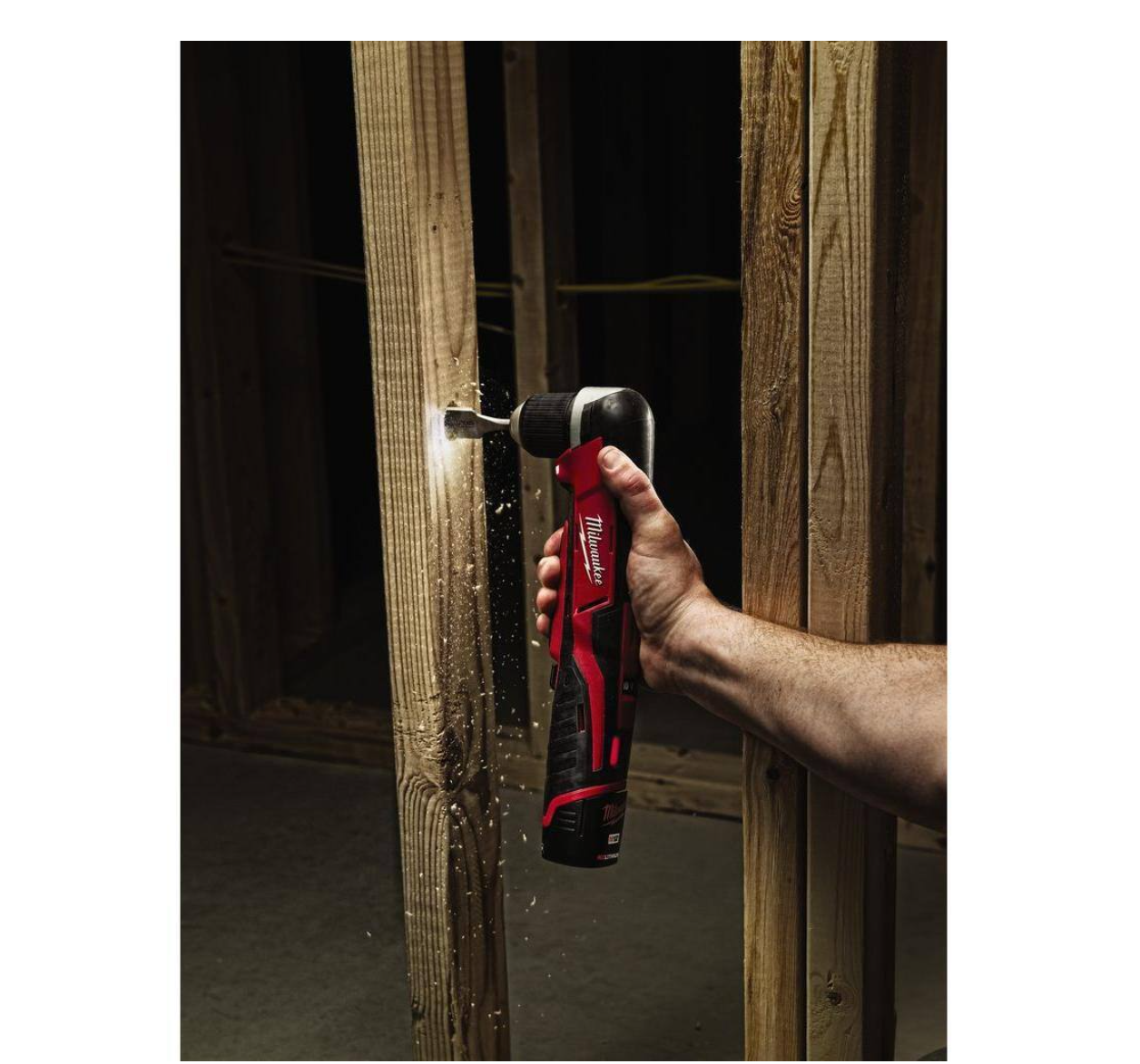 Milwaukee 2553-22-2415-20 M12 FUEL 12V Lithium-Ion Brushless Cordless 1/4 in. Hex Impact Driver Kit W/ M12 Right Angle Drill