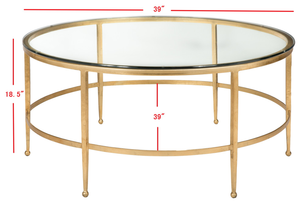 Safavieh Edmund Cocktail Table   Contemporary   Coffee Tables   by Safavieh  Houzz