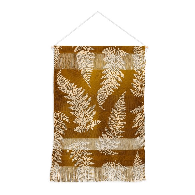 Avenie Countryside Garden Ferns Fiber Wall Hanging Society6