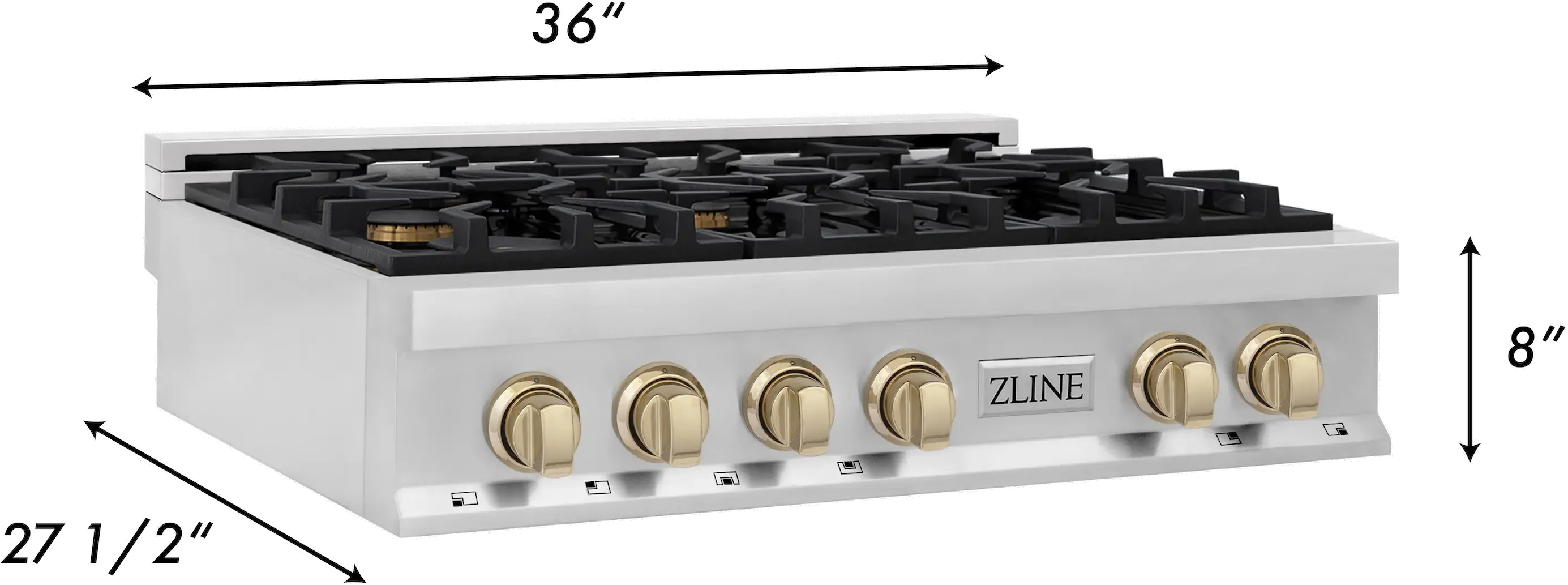 ZLINE Autograph Edition Gas Rangetop RTZ-36-G