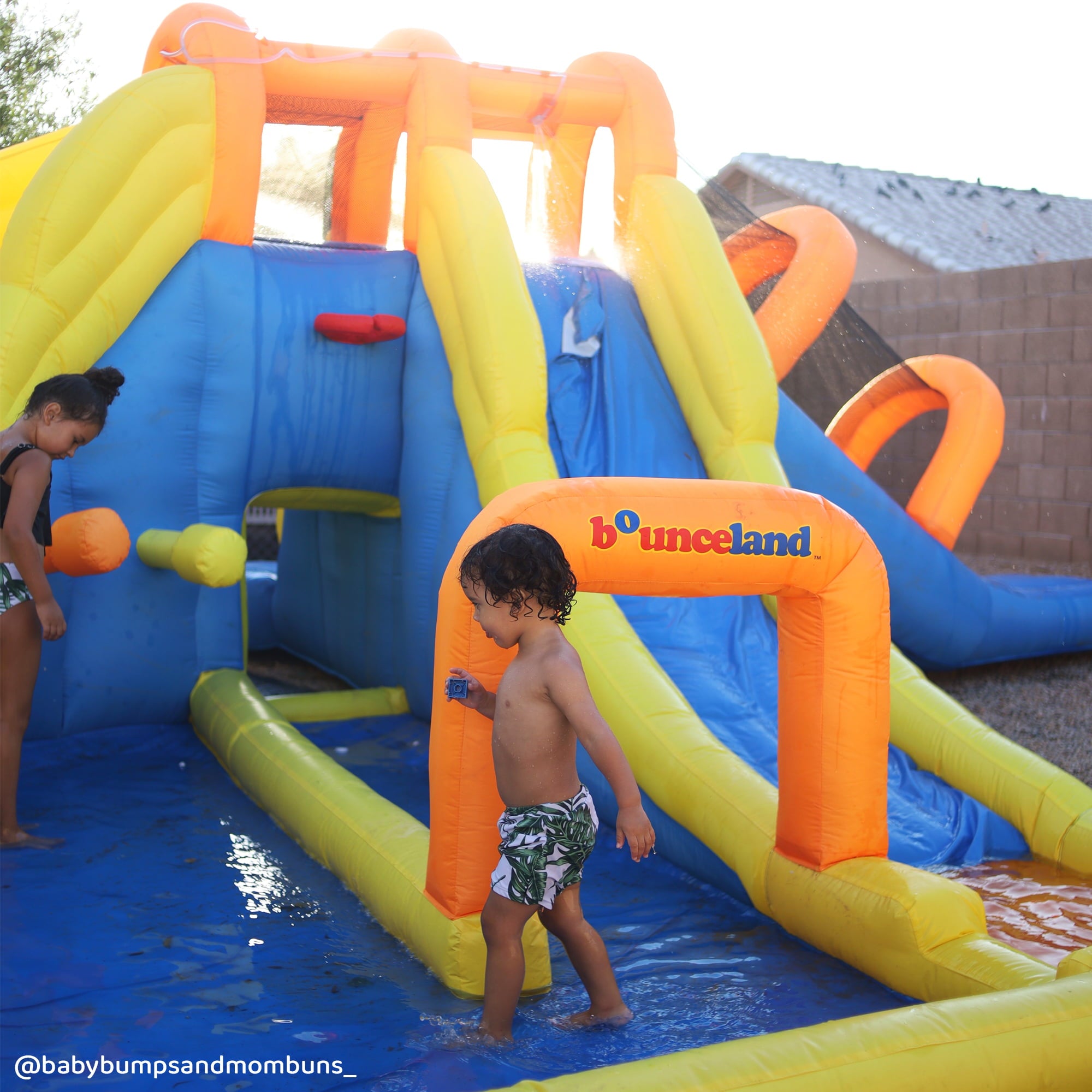 Bounceland Big Splash Triple Water Slides and Pool Water Park