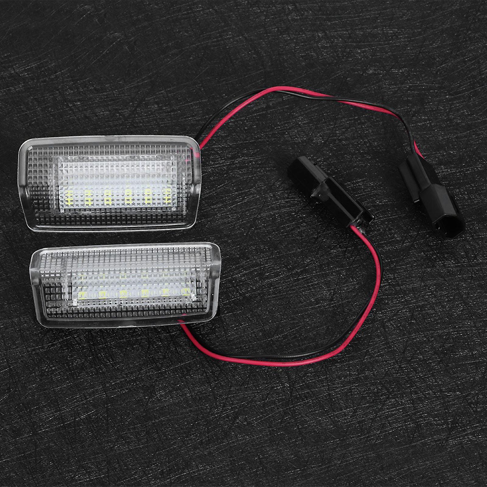 1pair Car Door Warning Light Anti-collid Led Opened Lamp Kit For Toyota Lexus