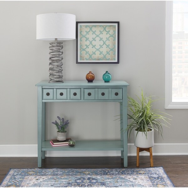 Sadie 38-inch Distressed Console Table