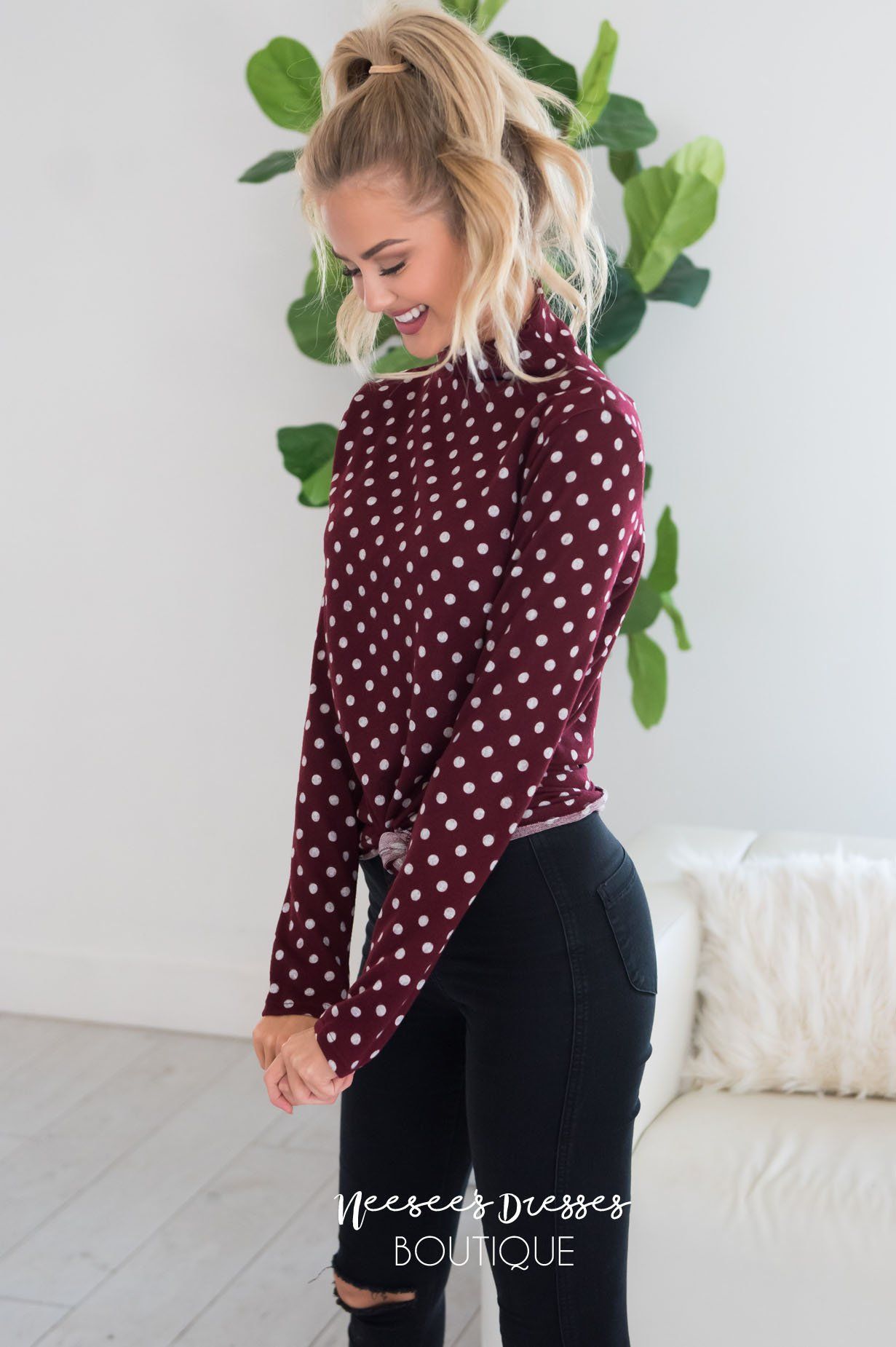 Happy Times Polka Dot Sweater