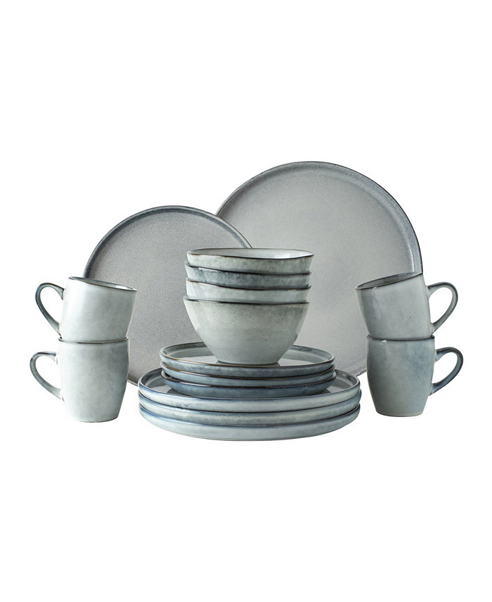 Dutch Rose Amsterdam Serenity 16-PC Dinnerware Set Service for 4