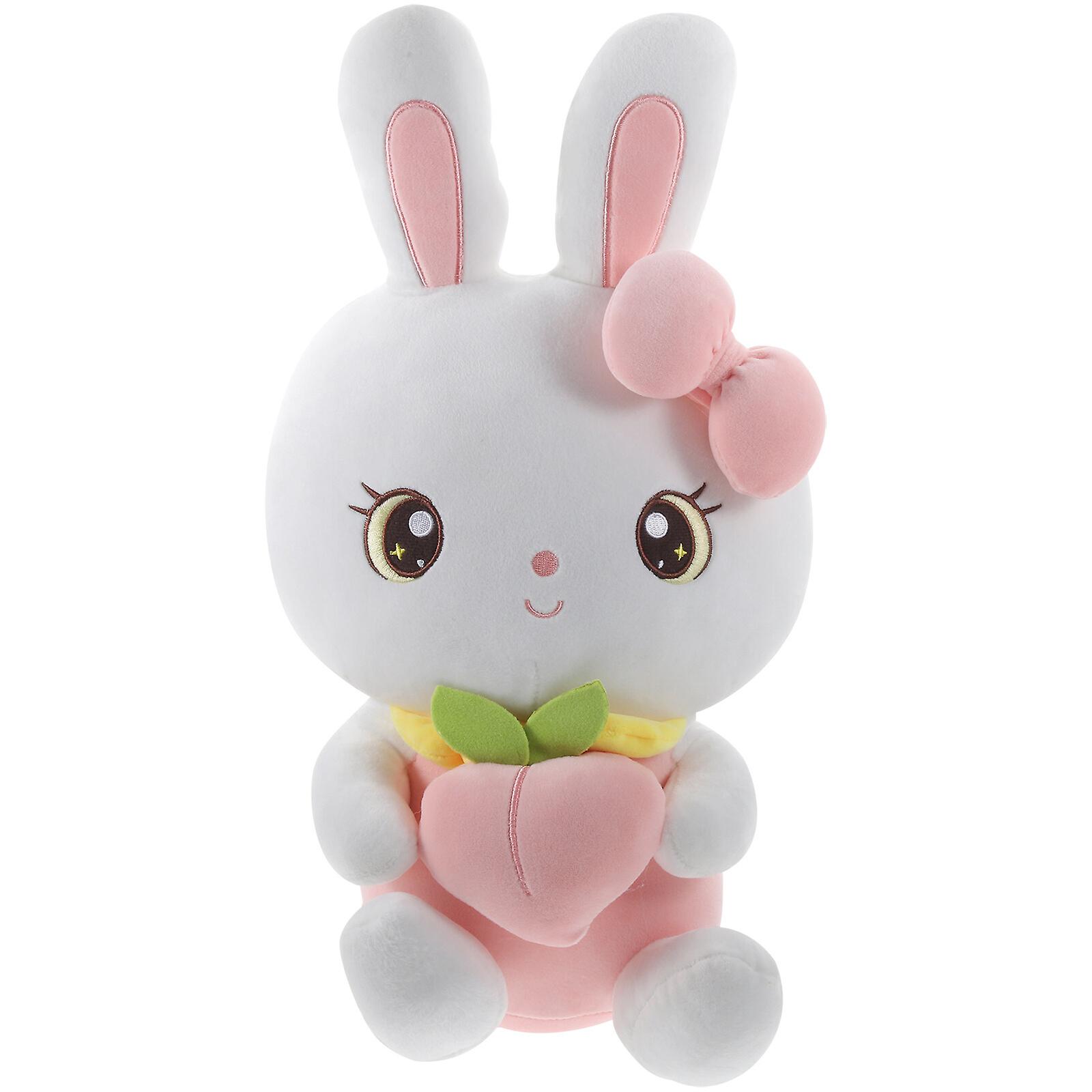 Stuffed Rabbit Doll Toy Adorable Plush Bunny Toy Cartoon Bunny Doll For Kids