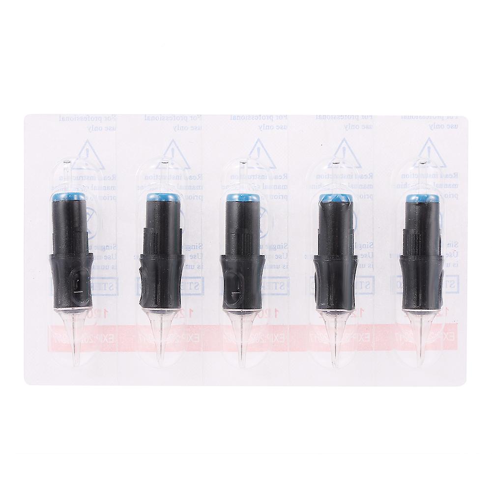 10pcs Disposable Semi Permanent Tattoo Cartridge Needles Rl/rm/m1/rs For Makeup Machine 3rl