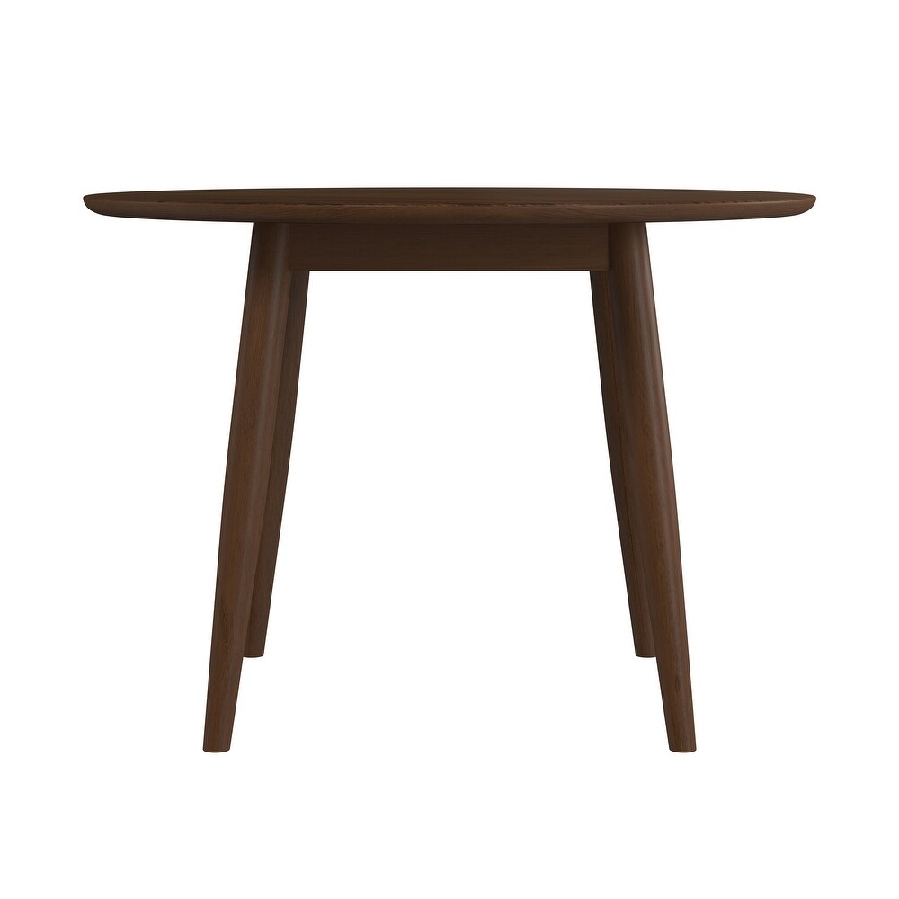 Hillsdale San Marino Round Wood Dining Table  Chestnut   42\