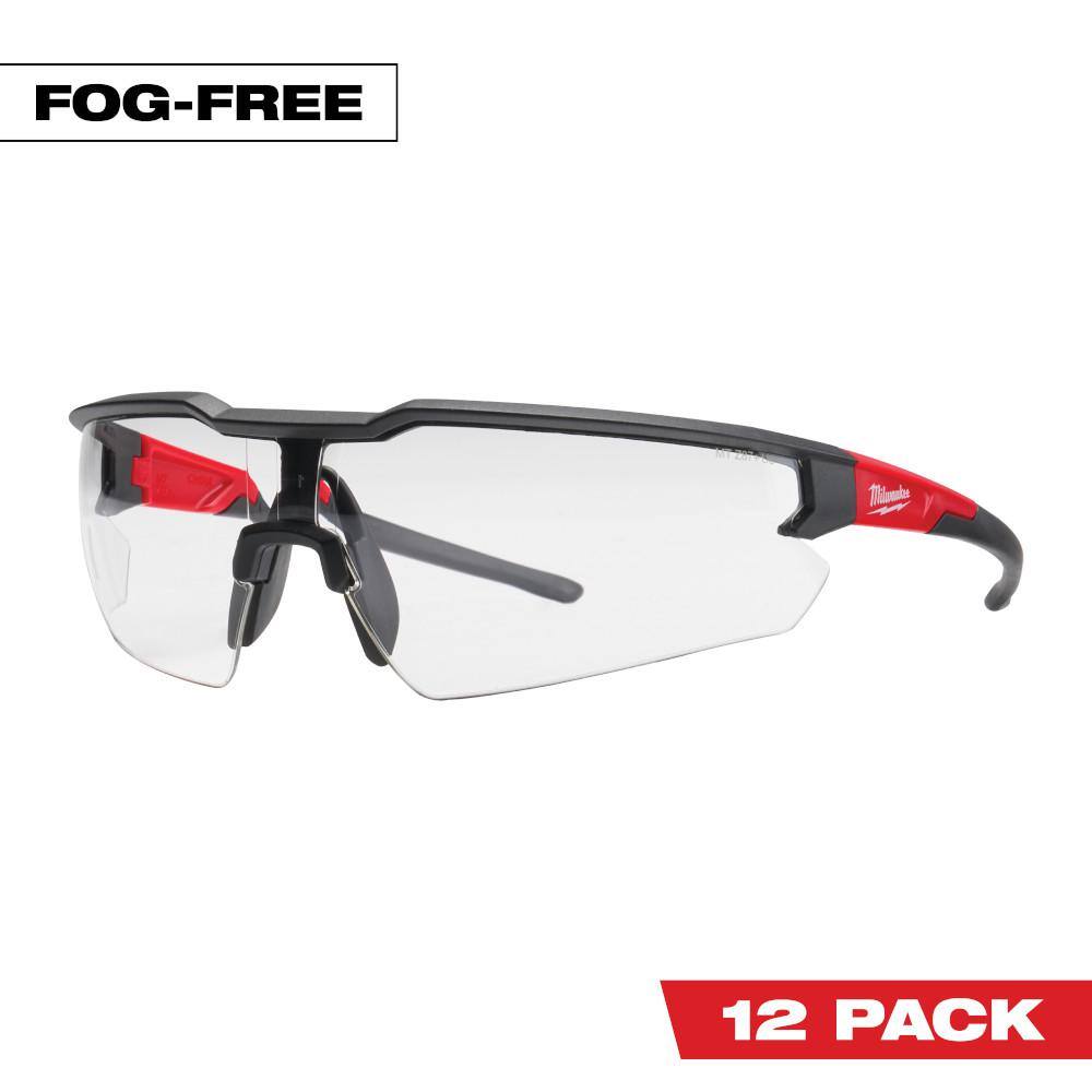 MW Safety Glasses with Clear Fog-Free Lenses (12-Pack) 48-73-2012X12