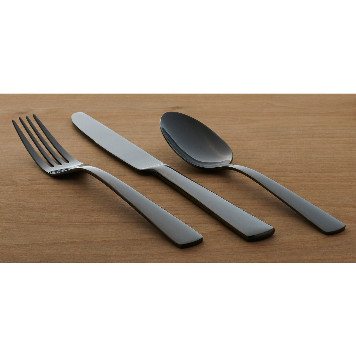 Aptitude 23 Piece Everyday Black Flatware Set