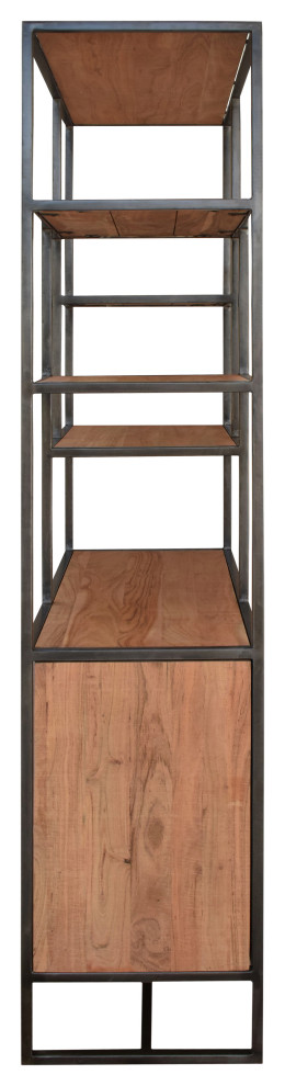 Elk Home Briscoe Bookcase  ampShelf H0805 7438  Natural Stain   Industrial   Bookcases   by ELK Group International  Houzz