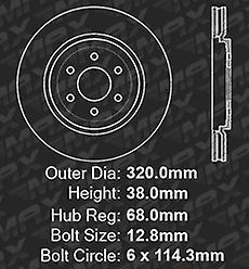 [Front] Rotors w/Ceramic Pads Geomet OE Brakes (Fits: 2008 - 2012 Pathfinder)