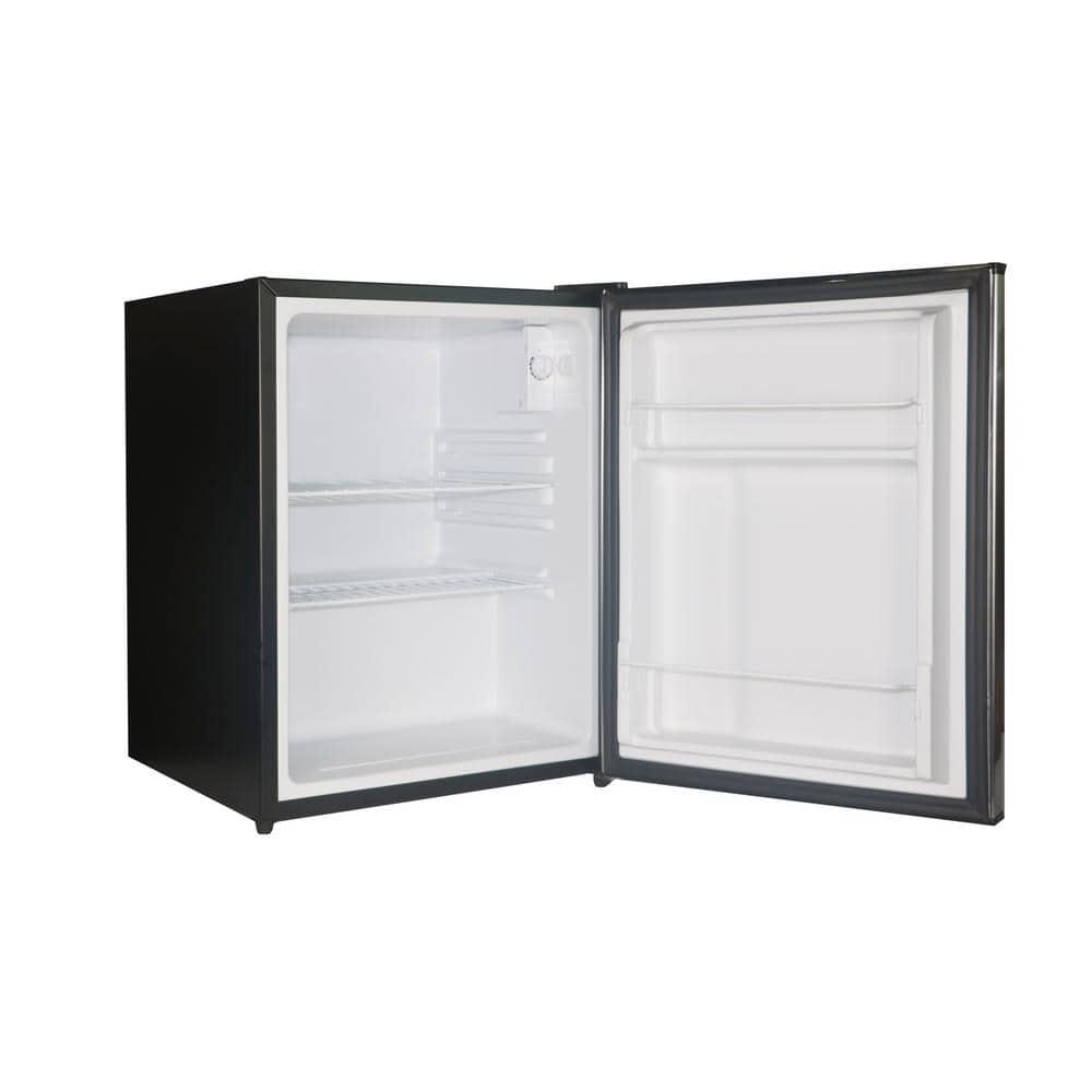 Magic Chef 24 cu ft Mini Fridge in Stainless Steel Freezerless