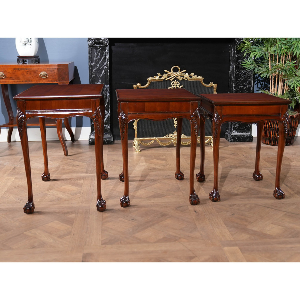 Chippendale Nesting Tables   Victorian   Side Tables And End Tables   by Niagara Furniture  Houzz