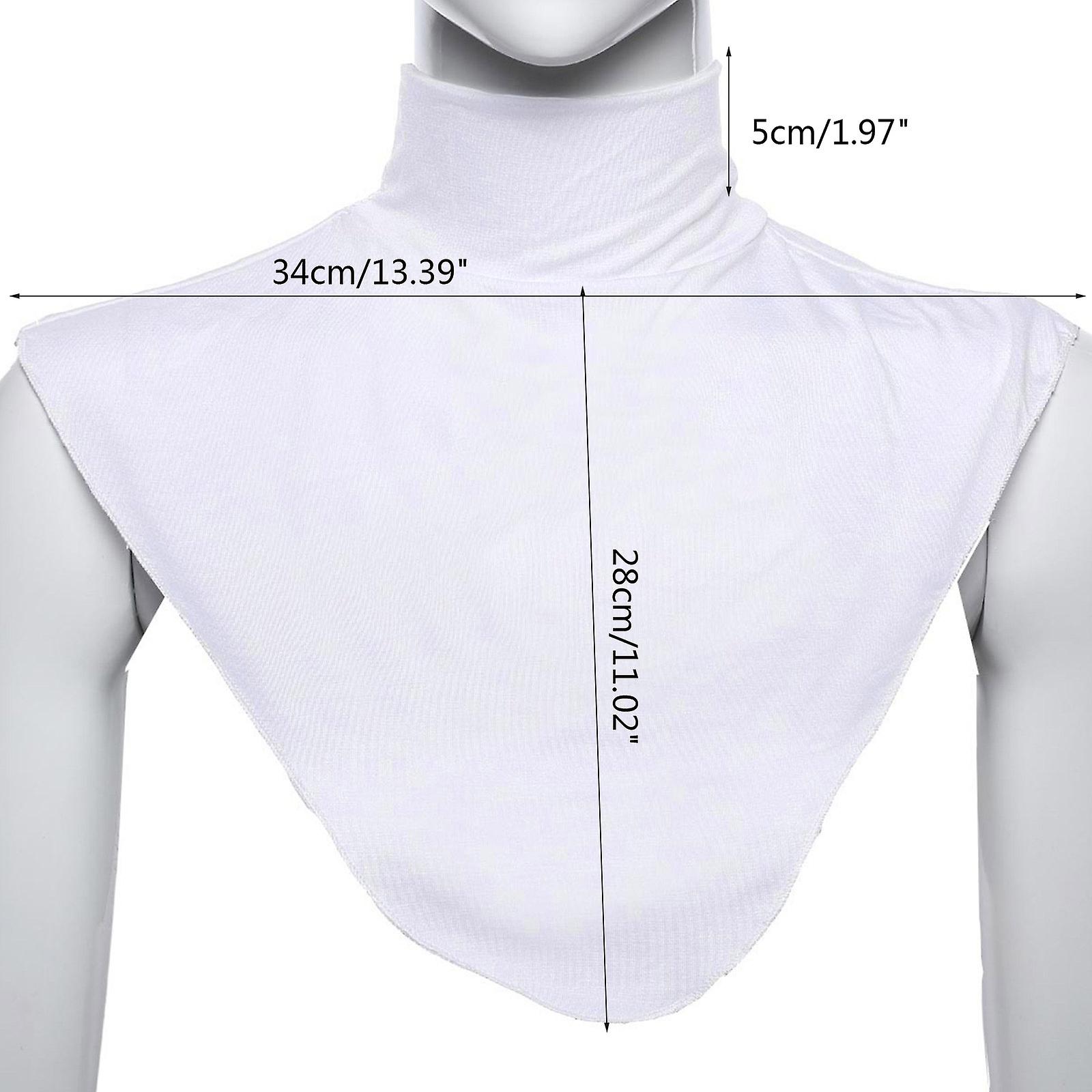 Women Turtleneck Dickey Muslim Modal Half Top False Collar Hijab Extension Cover