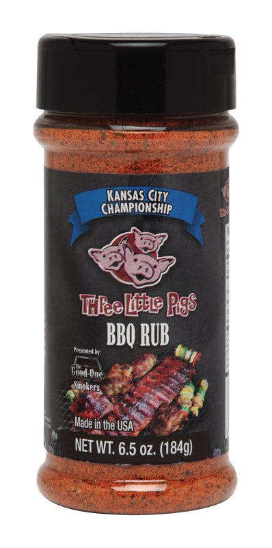 3LITTL PIGS BBQ RUB6.5OZ