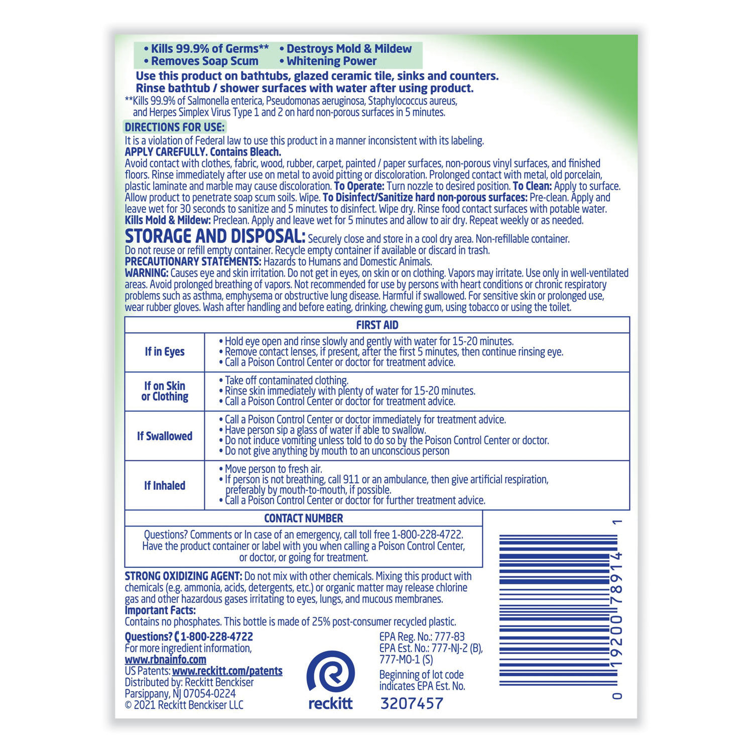 Multi-Purpose Cleaner with Bleach by LYSOLandreg; Brand RAC78914CT