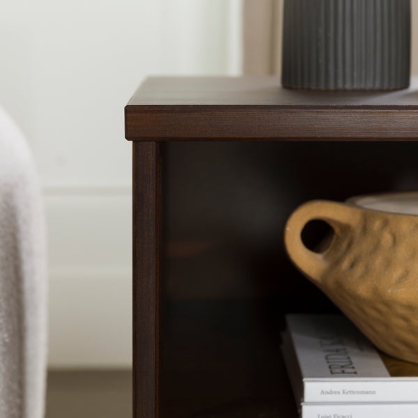 Middlebrook Mid-Century Solid Wood 1-Drawer Side Table