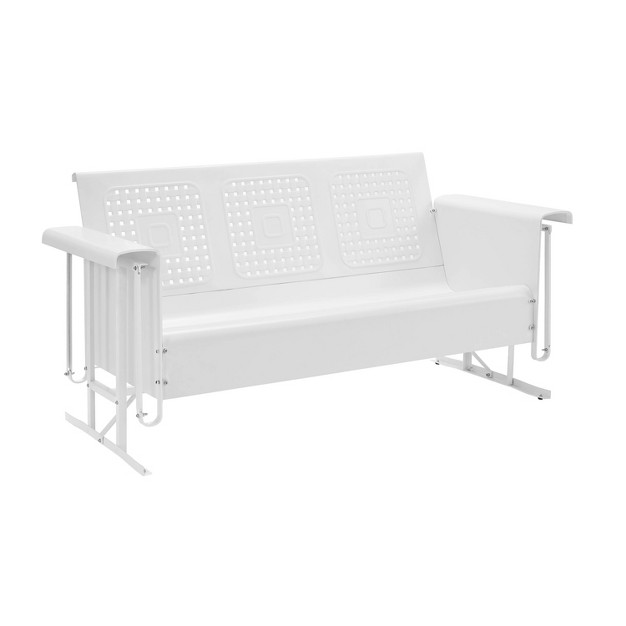 Bates Outdoor Sofa Glider White Crosley