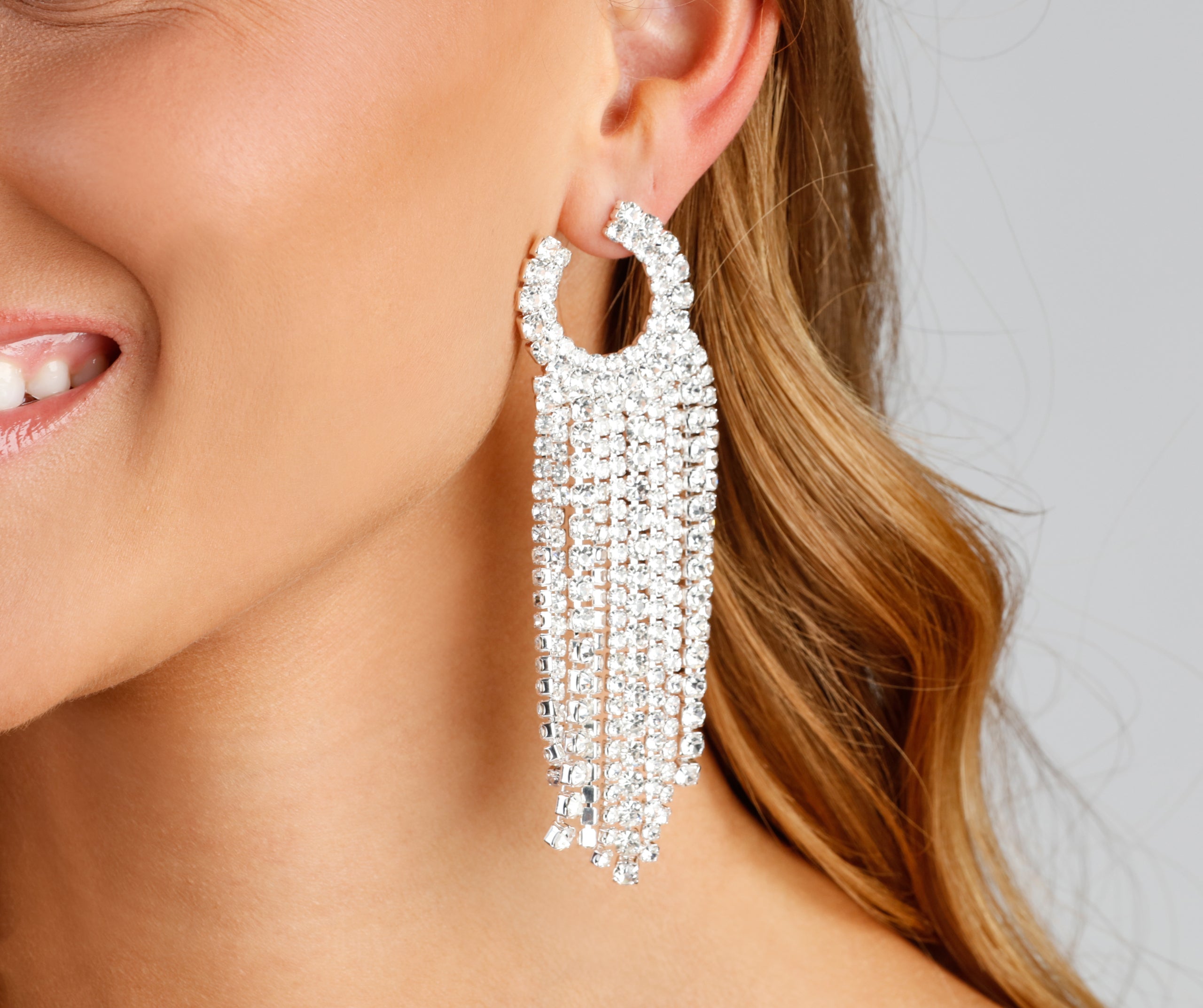 Make It Rain Glam Fringe Earrings