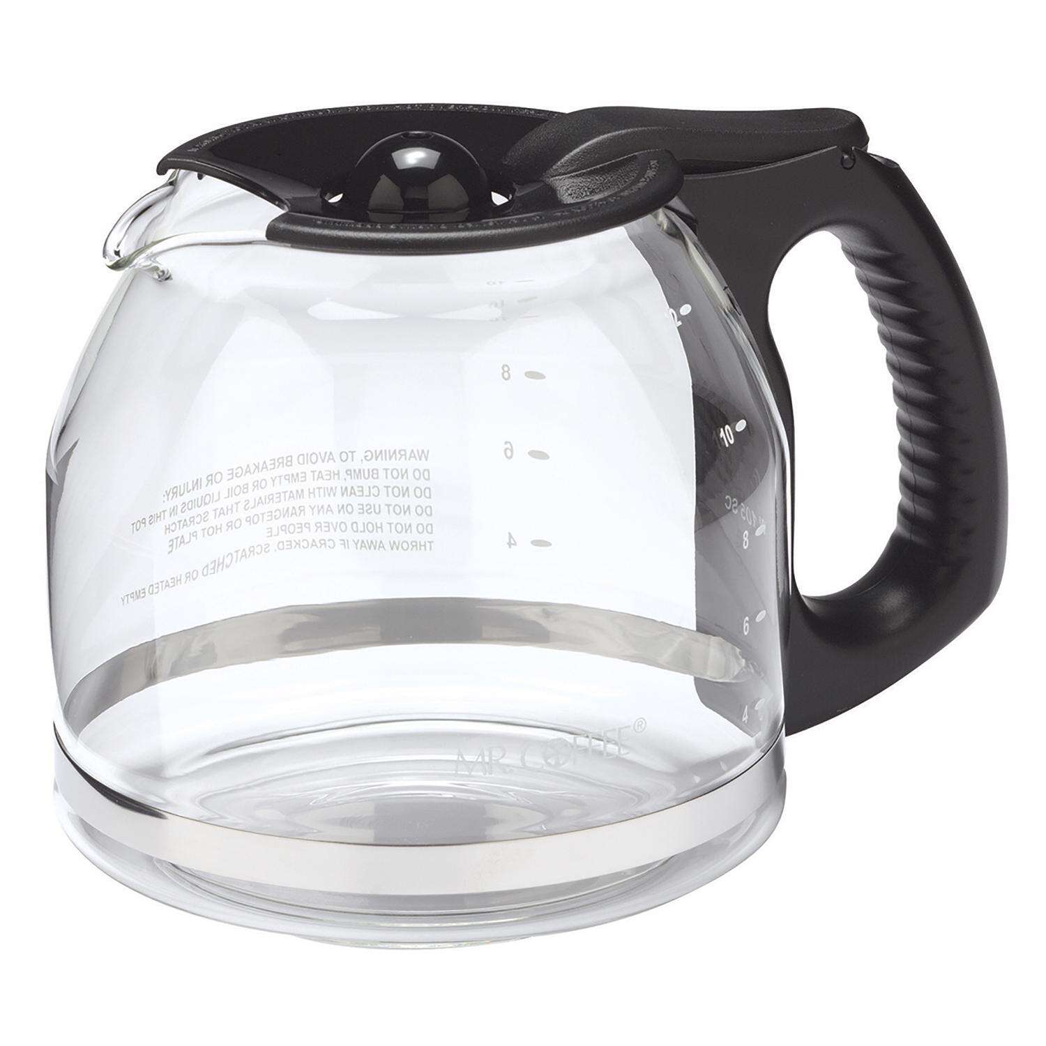 Mr. Coffee Black Glass Carafe