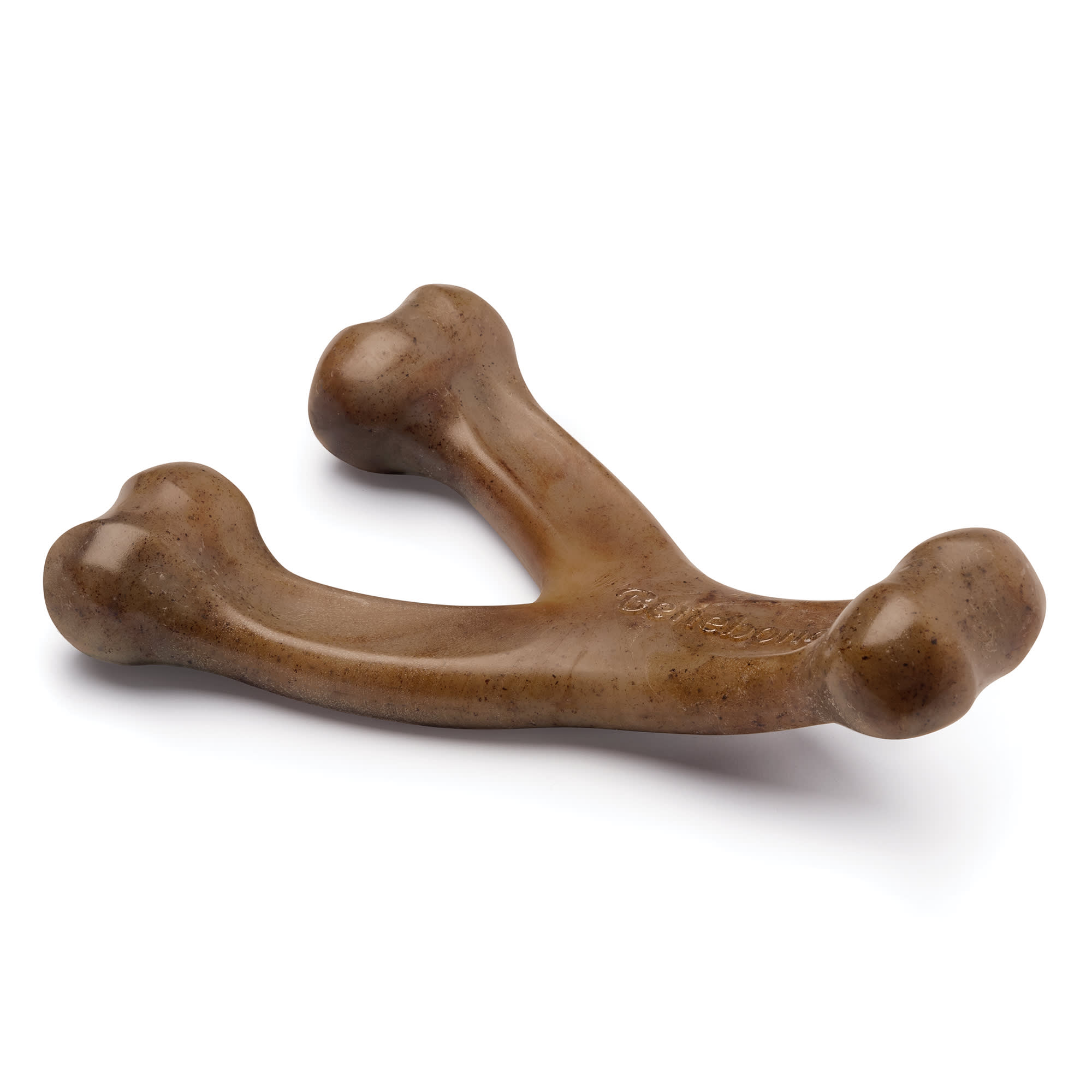 Benebone Bacon Flavored Wishbone Chew Toy， Small