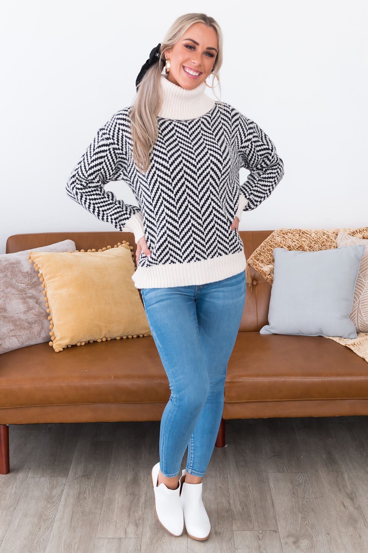 Next Up, Fall Modest Chevron Sweater