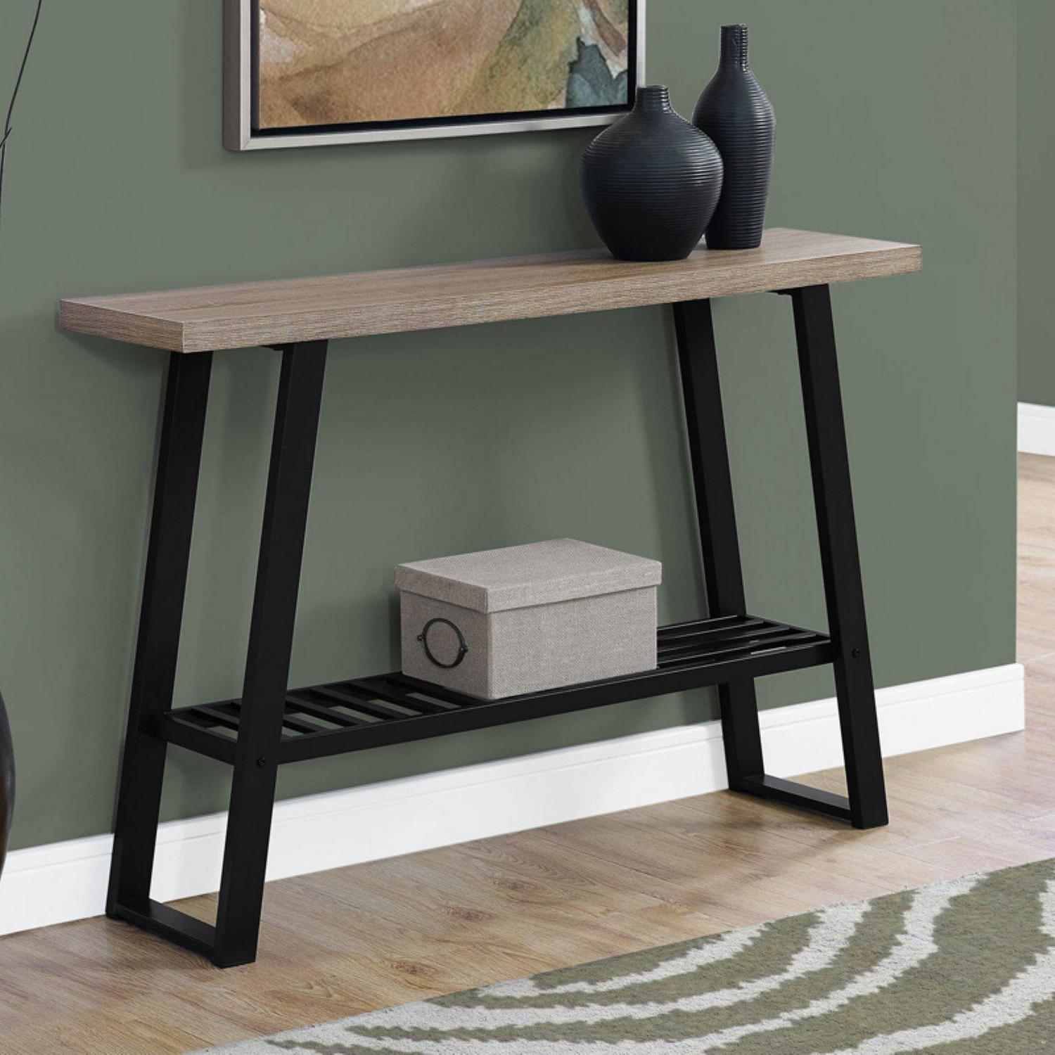 Monarch Specialties Rectangular Console Table with Shelf