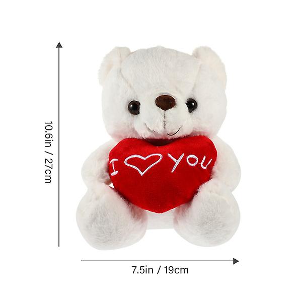 I Love You Plush Bear Plush Bear Ornament Stuffed Animal With Heart For Valentine Wedding Party Gift